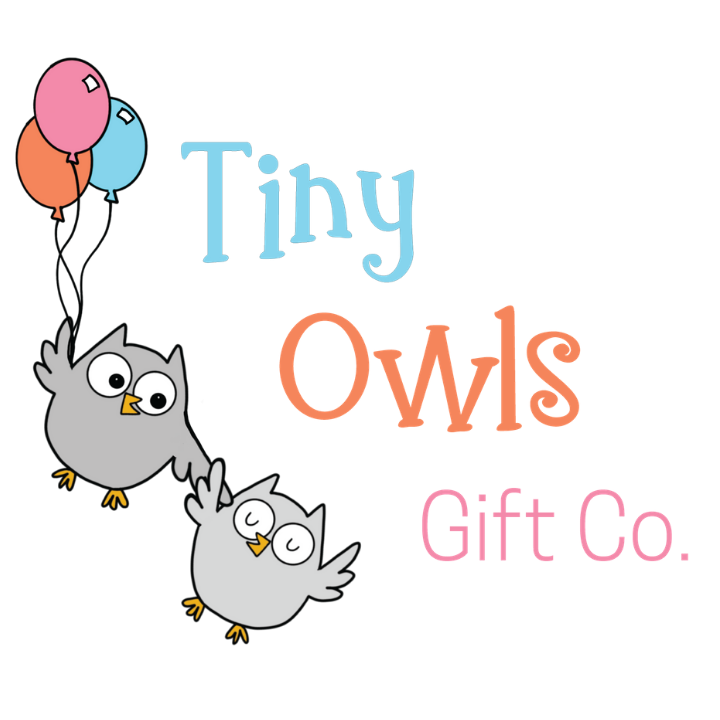 tiny owls gift co. childrens gifts brand logo