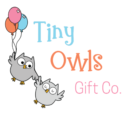 tiny owls gift co. childrens gifts brand logo