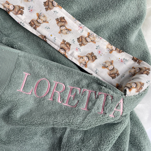 Highland Babies Personalized Hooded Towel