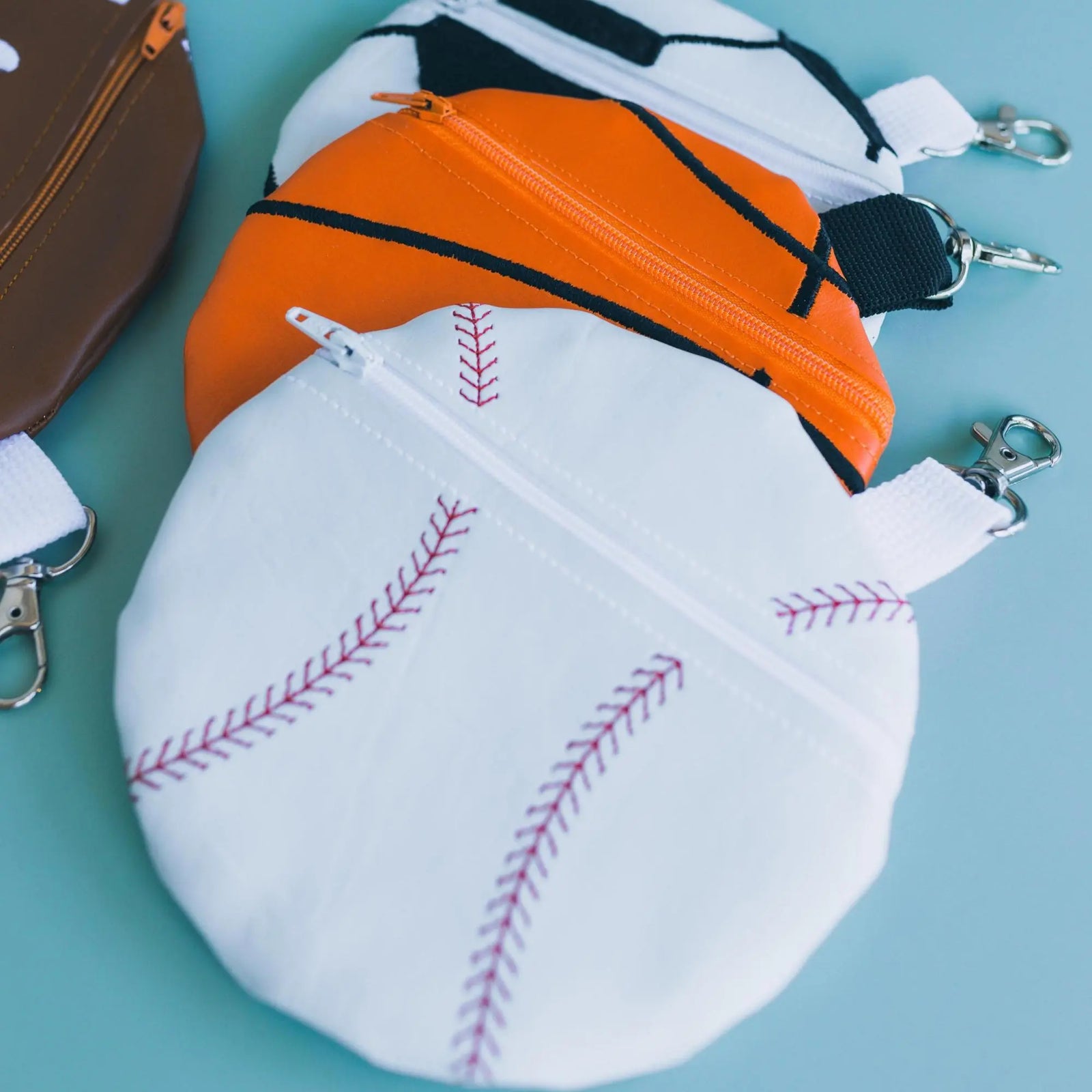 Baseball Zippered Pouch