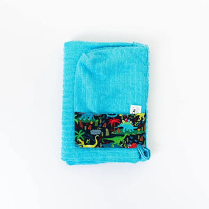 Colorful Dinosaur Kids Hooded Towel