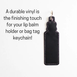 Dinosaur Chapstick Holder Keychain