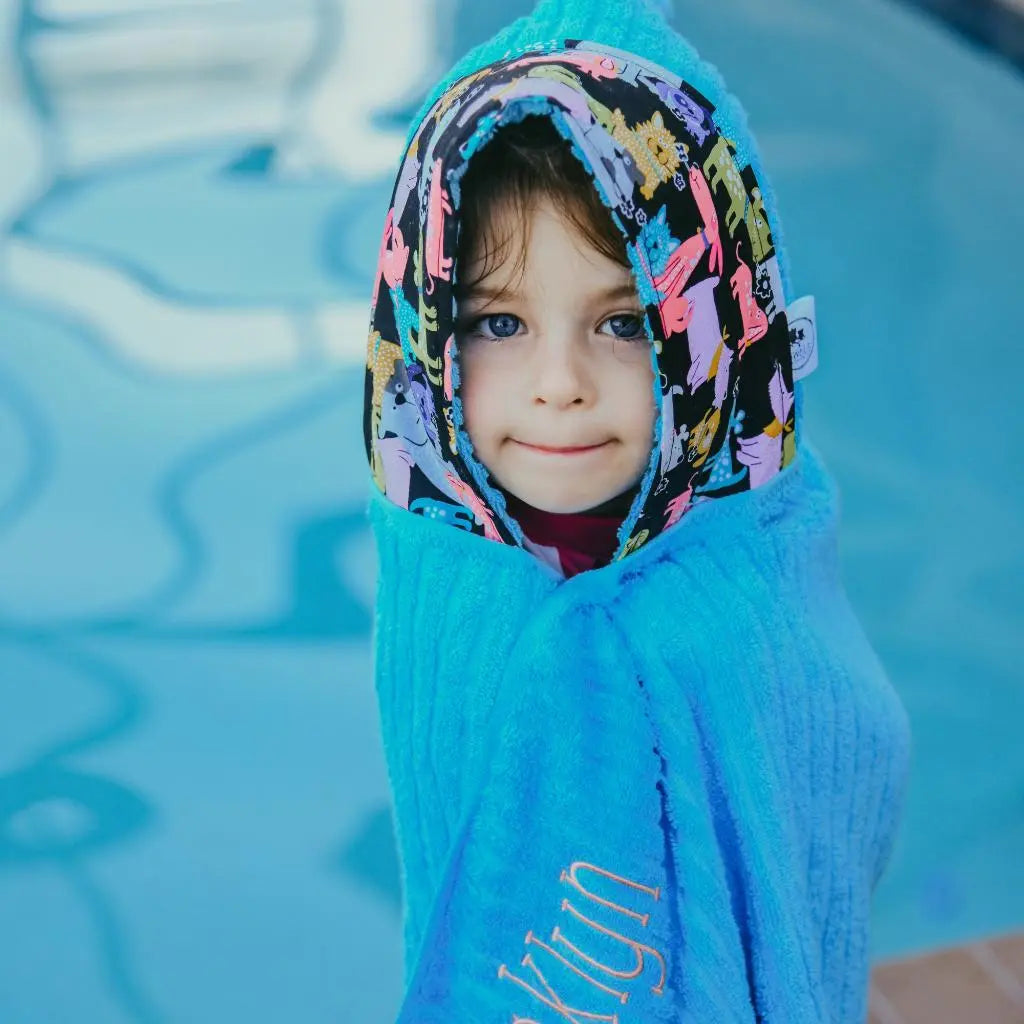 Doggy Days Toddler Hooded Towel