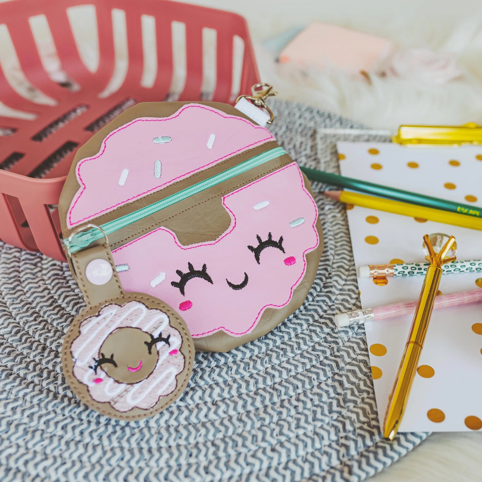 Donut Zippered Pouch