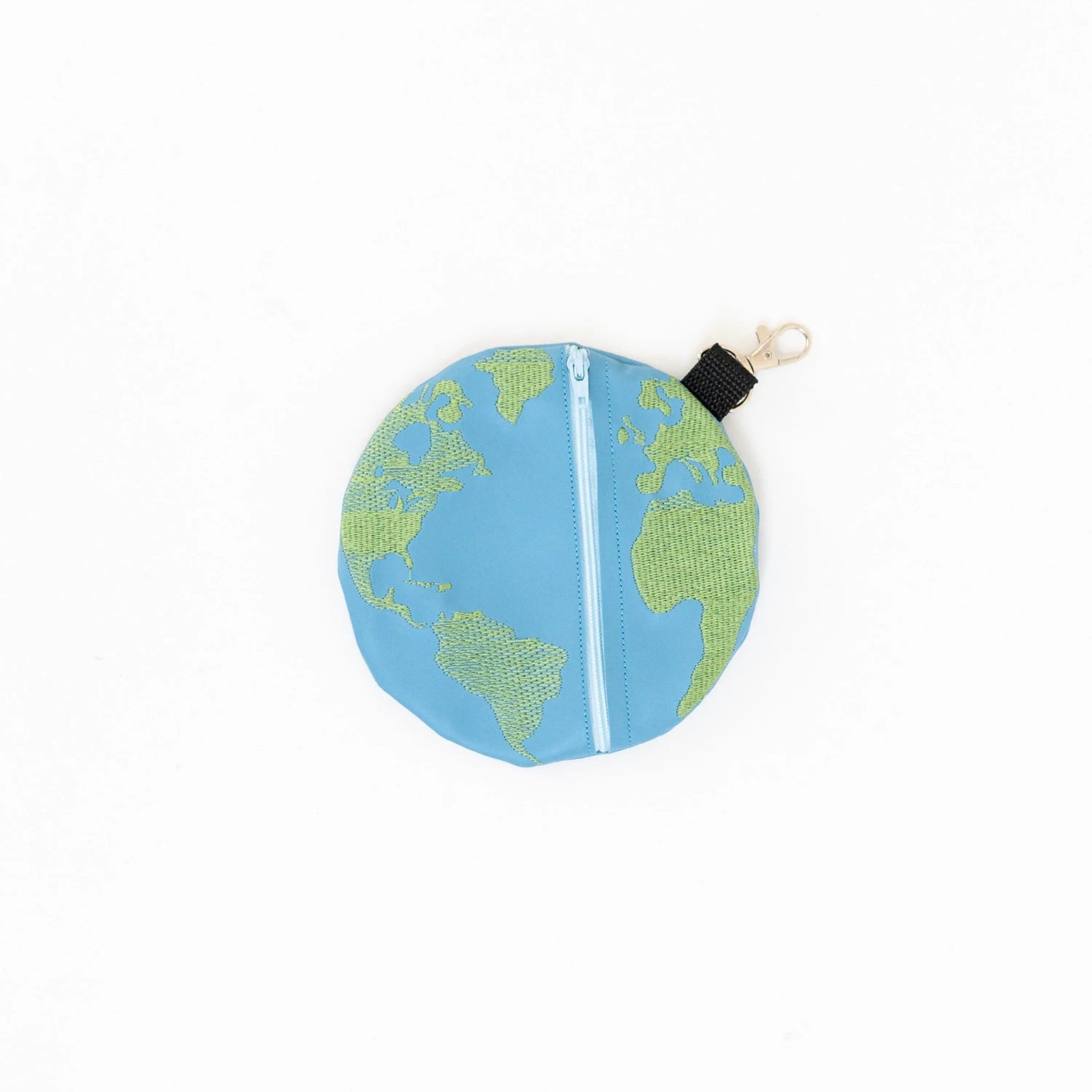Earth Vertical Zippered Pouch