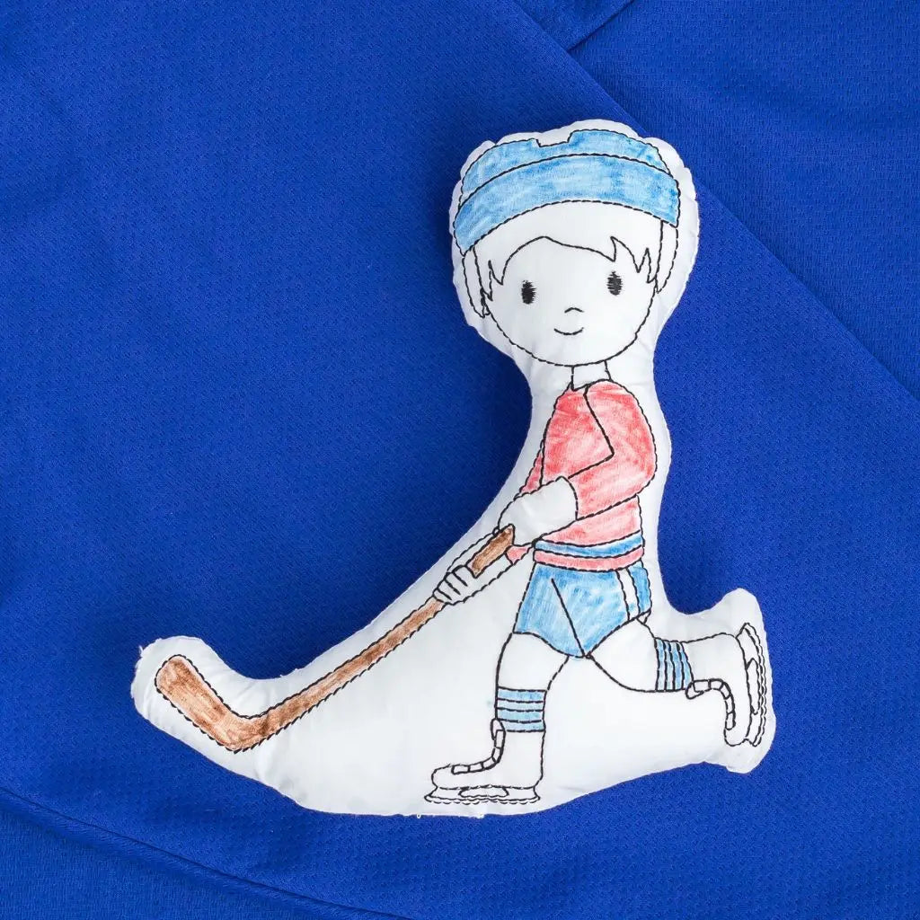 Hockey Player Coloring Doll Activity Kit