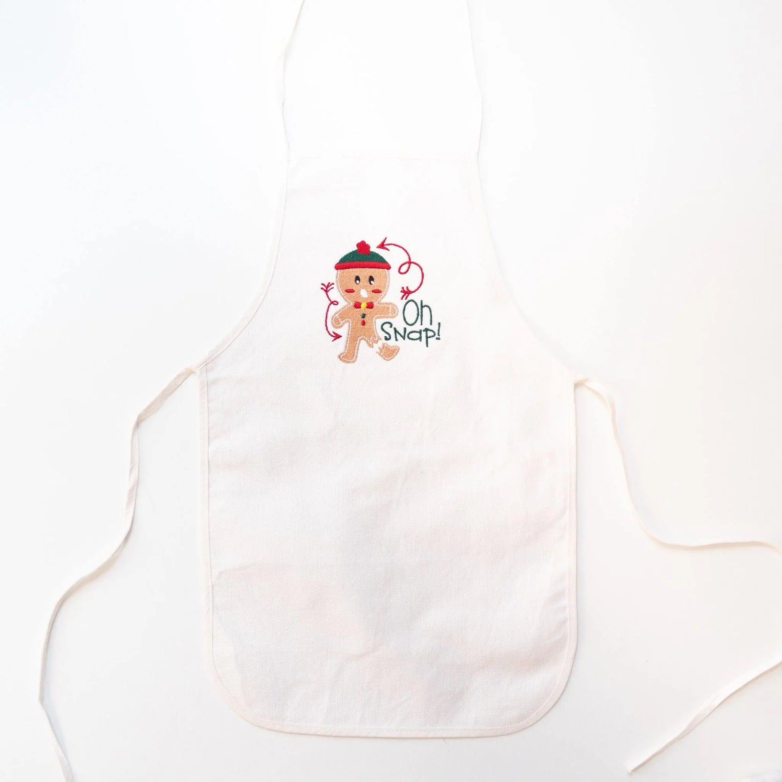 Oh Snap Gingerbread Christmas Apron