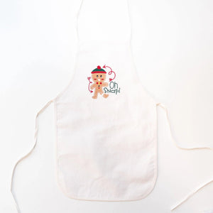 Oh Snap Gingerbread Christmas Apron