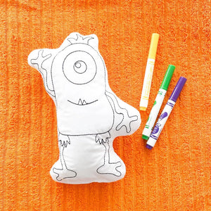 One Eye Monster Coloring Activity Kit