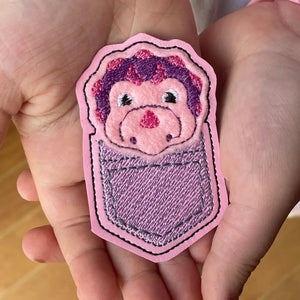 Pink Dinosaur Pocket Friend for Kids