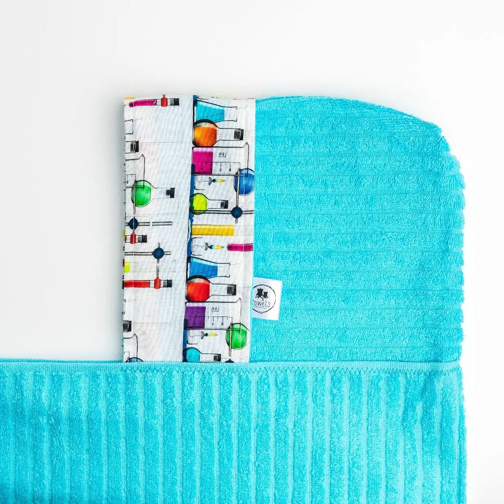 Science Fair Personalized Hooded Towel for Kids