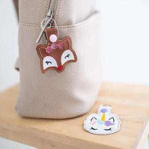 Sweet Fox Keychain Tiny Owls Gift Co