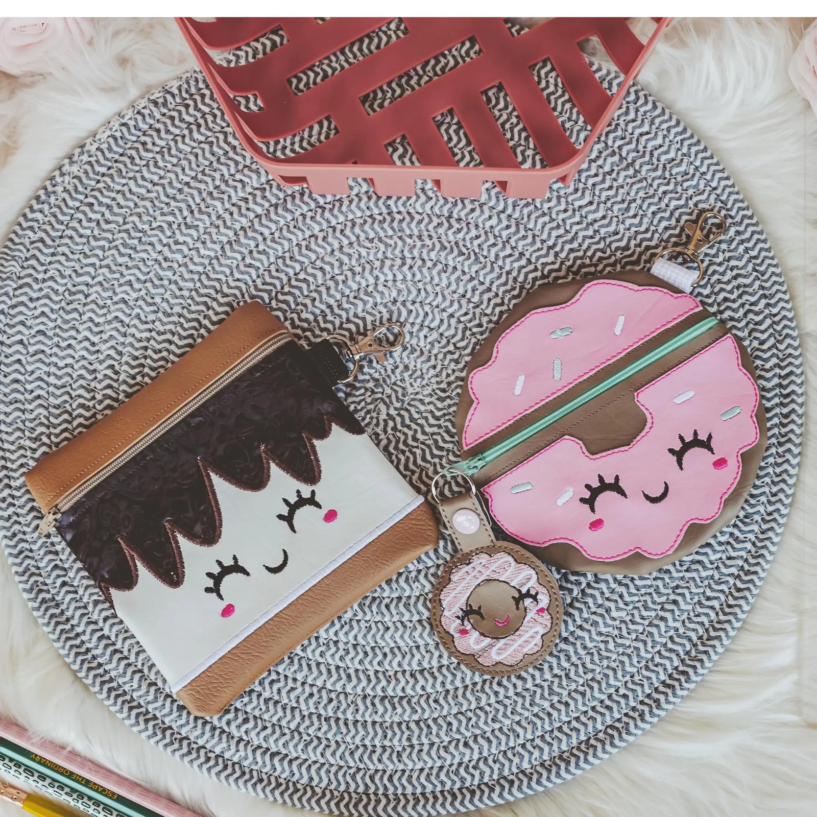 "Sweet Treats" Zippered Bag Set Tiny Owls Gift Co