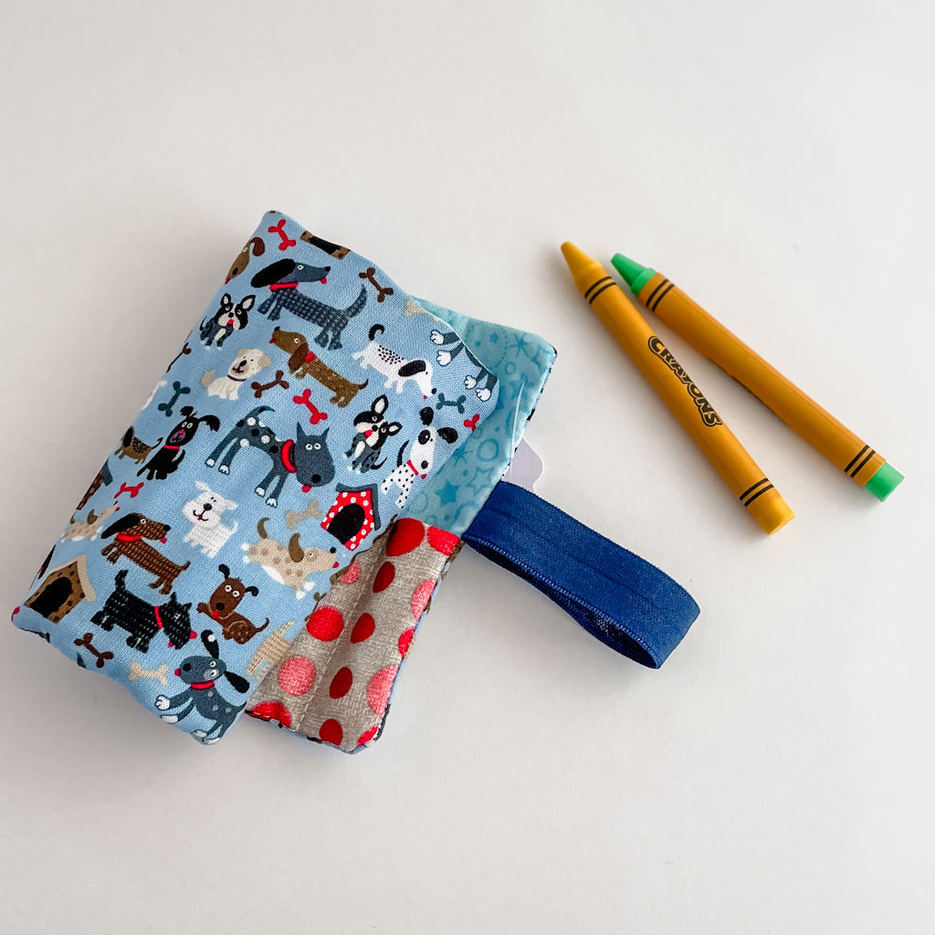 Travel Crayon Roll for Kids Art Supplies Tiny Owls Gift Co