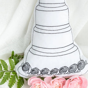 Wedding Cake Coloring Pillow Wedding Activity for Kids Tiny Owls Gift Co