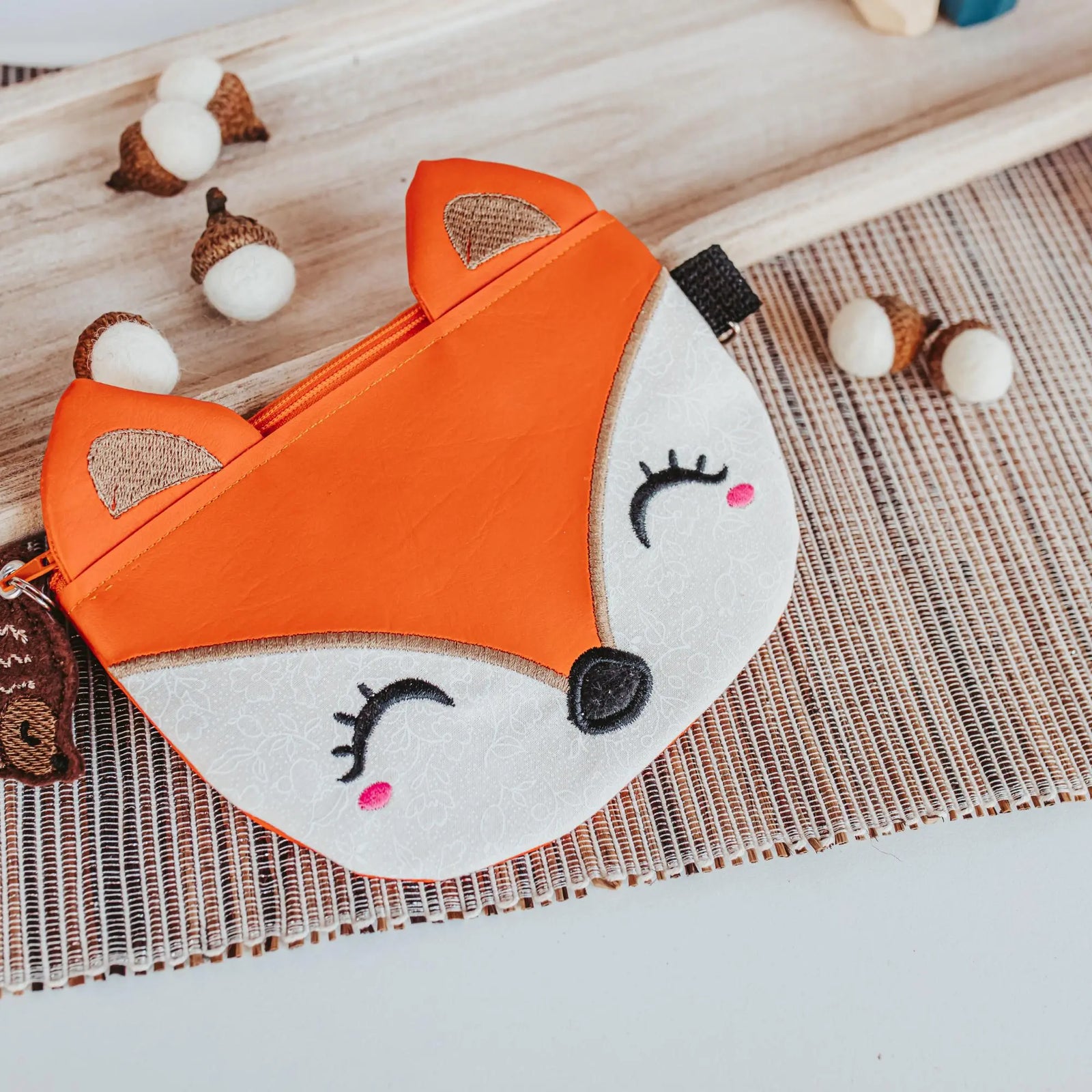 Woodland Fox Clutch Purse Tiny Owls Gift Co