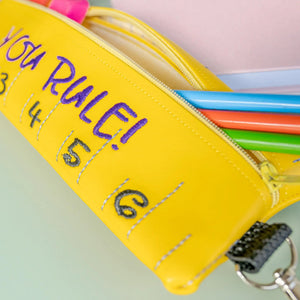"You Rule" Ruler Pencil Case