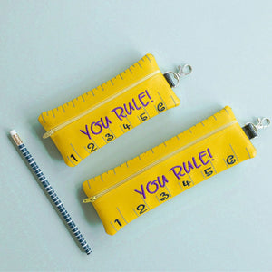 "You Rule" Ruler Pencil Case